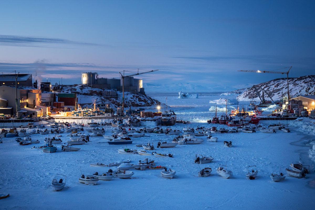 Ilulissat Haven Winter