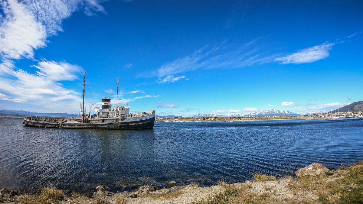 Scheepswrak Haven Ushuaia