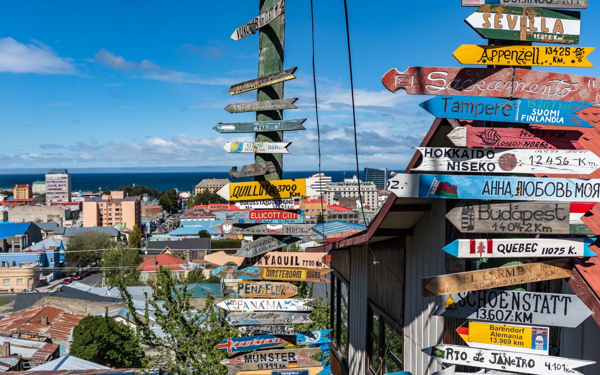 Punta Arenas Chili Schildwald