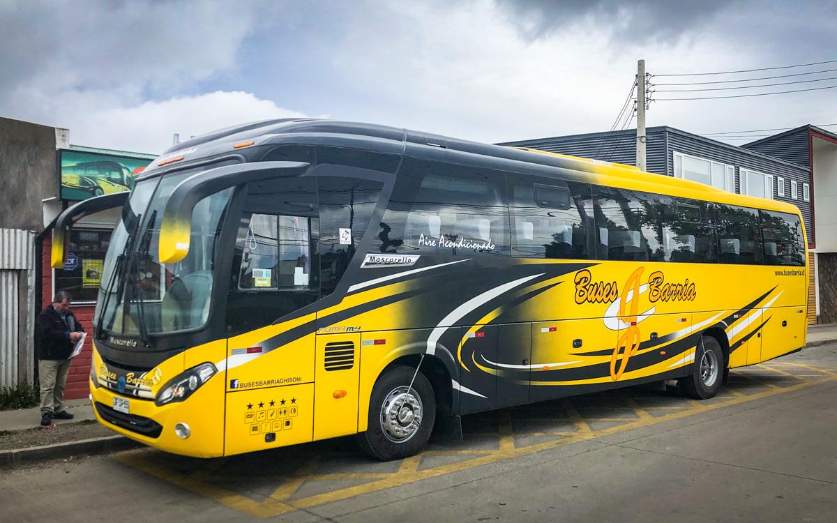 Bus Punta Arenas naar Ushuaia