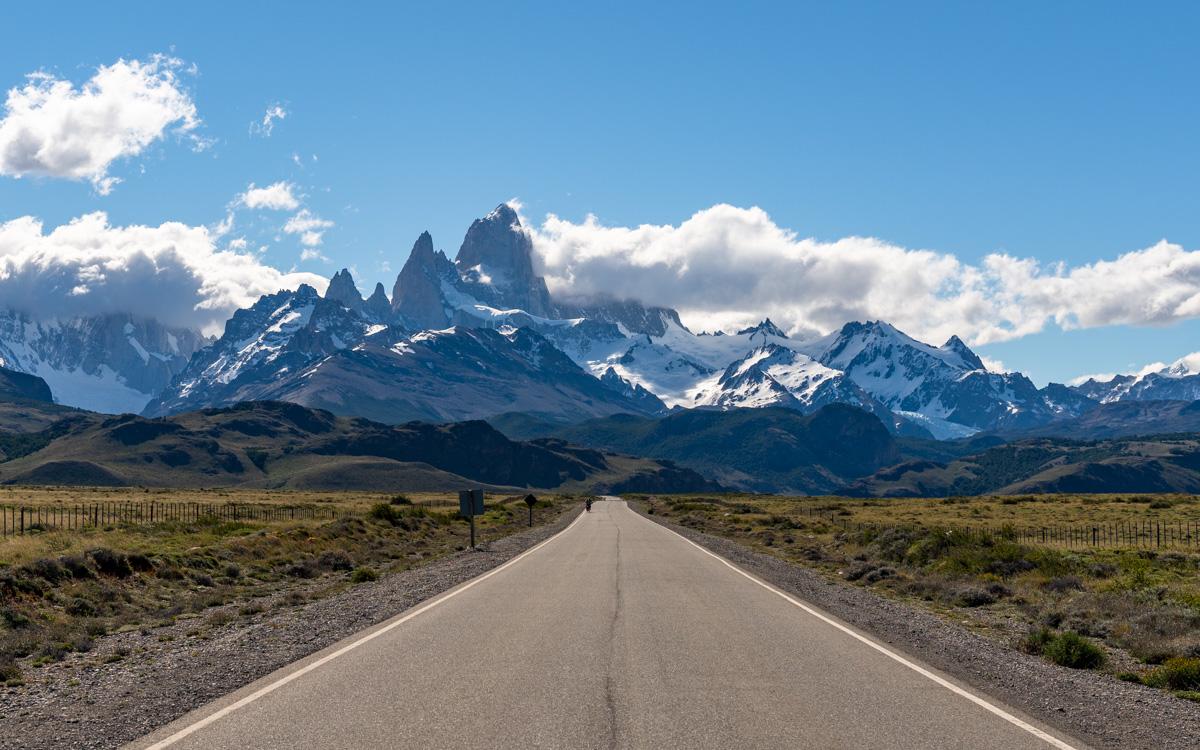 Aanrijden El Chaltén Fitz Roy Massief