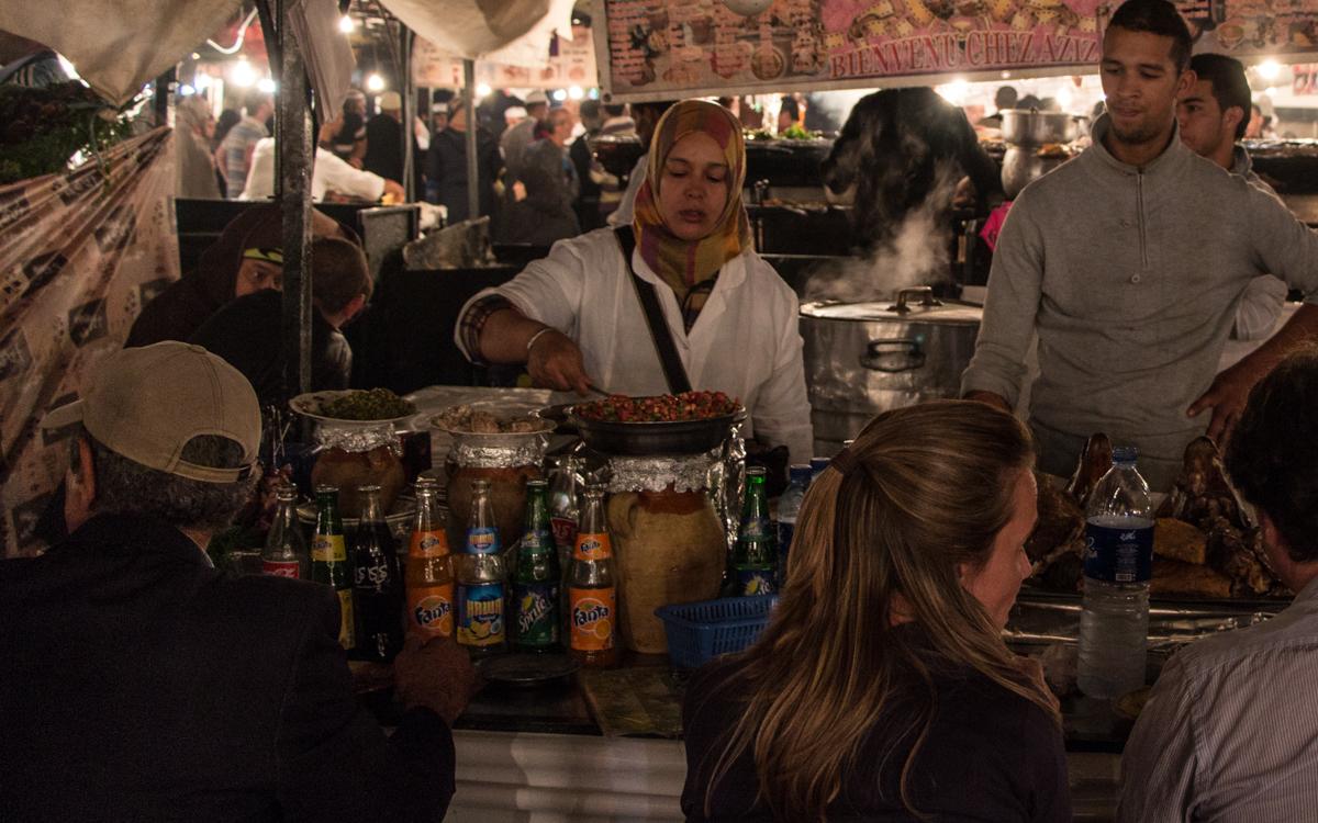 Djemaa el-Fna cook