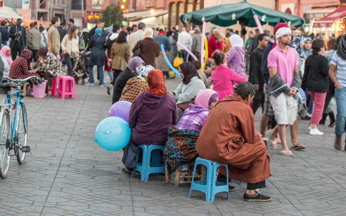 djemaa el fna during the day