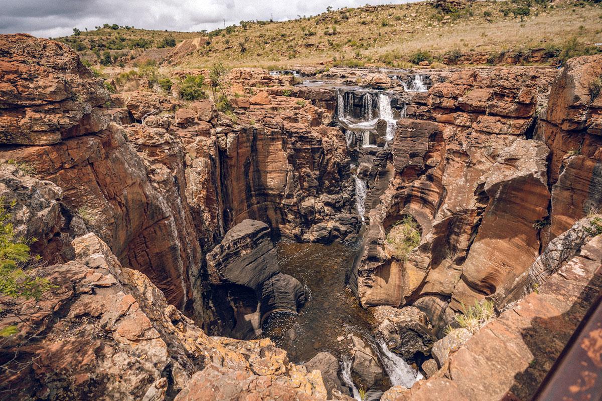 Burkes Luck Potholes chutes d'eau Panorama Route en Afrique du Sud