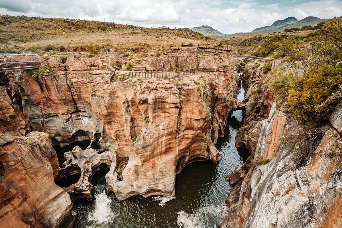Bourke's Luck Potholes Panorama Route en Afrique du Sud