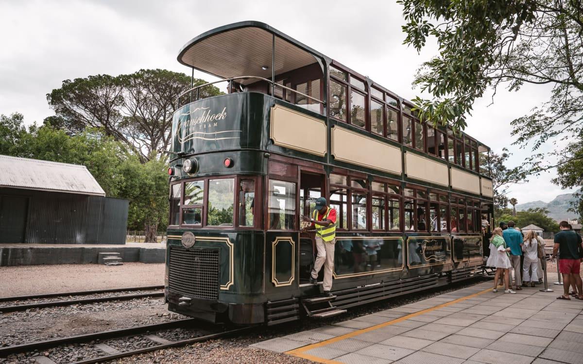 Terminal Groot Drakenstein de la Wine Tram à Franschhoek