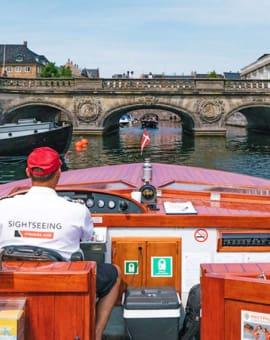 Kopenhagen stadstour Kanaltour Boot
