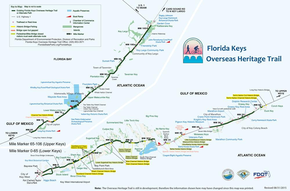Florida Keys Map of Attractions