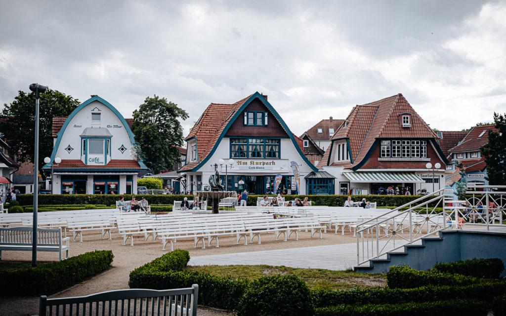 Kurpark en Middenboulevard in Boltenhagen