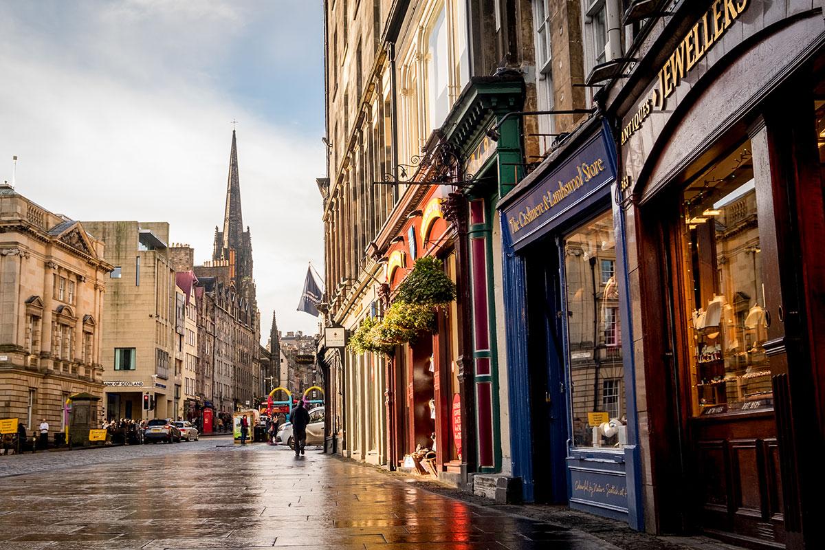 Royal Mile Édimbourg Écosse