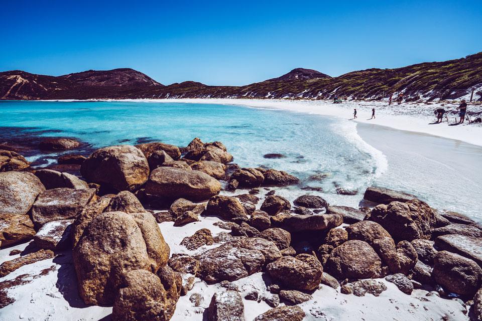 Hellfire Bay at Cape Le Grand National Park in Western Australia.