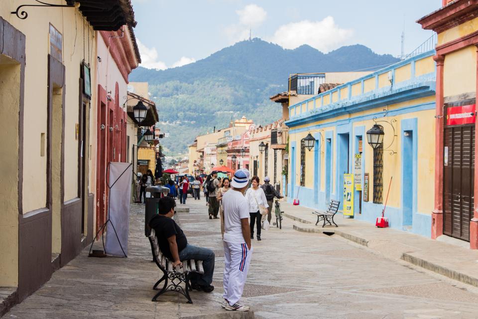 De straten van San Cristobal de las Casas