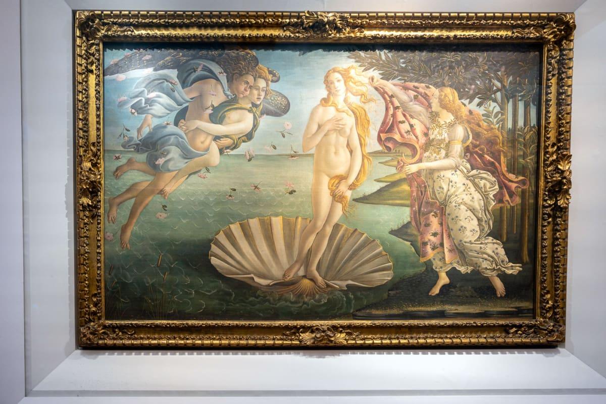L'œuvre la plus célèbre des Uffizi, 'La Naissance de Vénus' de Sandro Botticelli