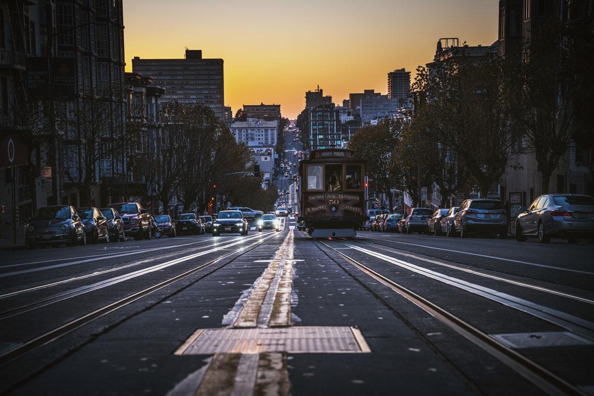 California Street Cable Car San Francisco