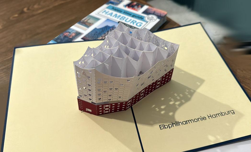 Voucher with 3D Card Elbphilharmonie Hamburg