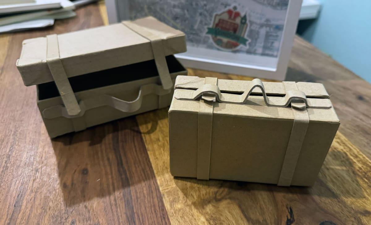 Crafting a suitcase cash gift