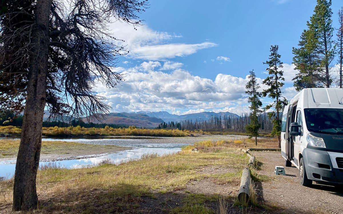 Campsite in Grand Teton National Park