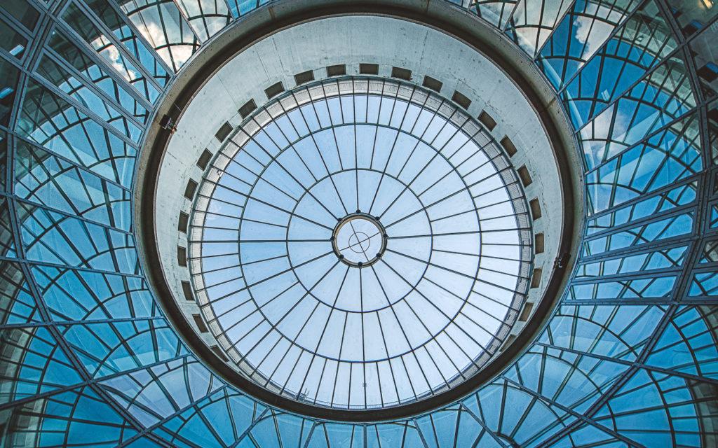 Toit de la Kunsthalle Schirn à Francfort
