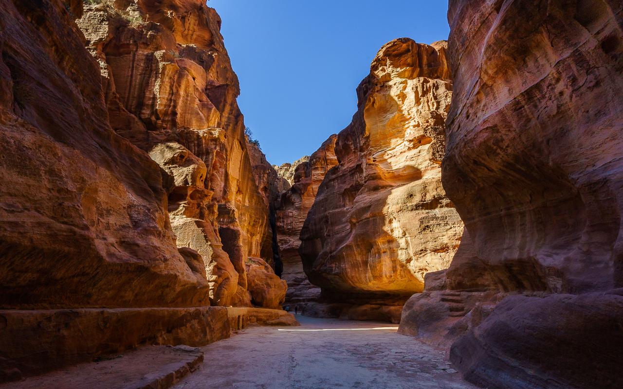 Siq Canyon Petra Jordan