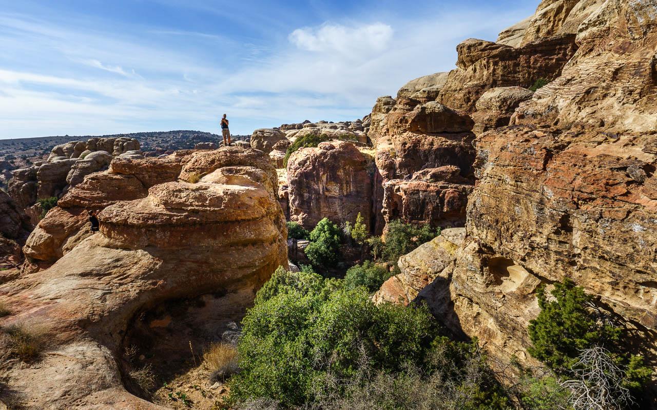 Breathtaking Landscape in Dana Nature Reserve Jordan