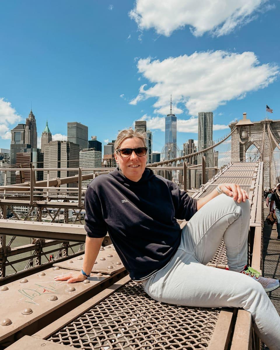 New York in Spring Brooklyn Bridge