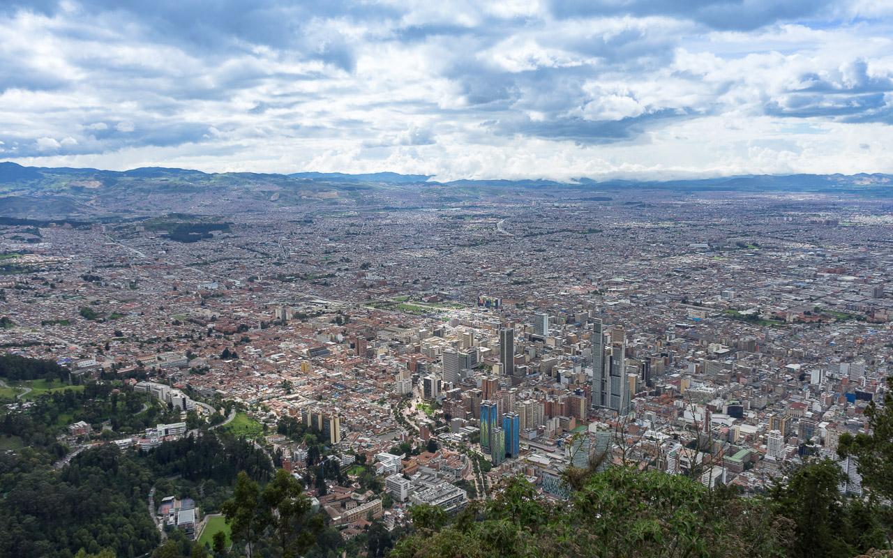 Colombia Travel Report View Monserrate Bogotá