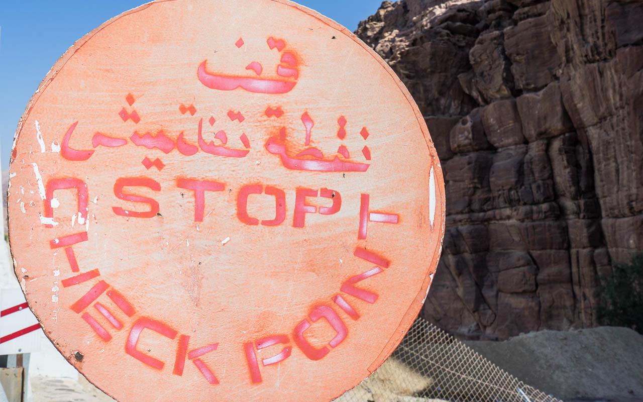 reisverslag jordanien checkpoints totes meer