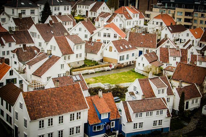 Gamle Stavanger van Boven