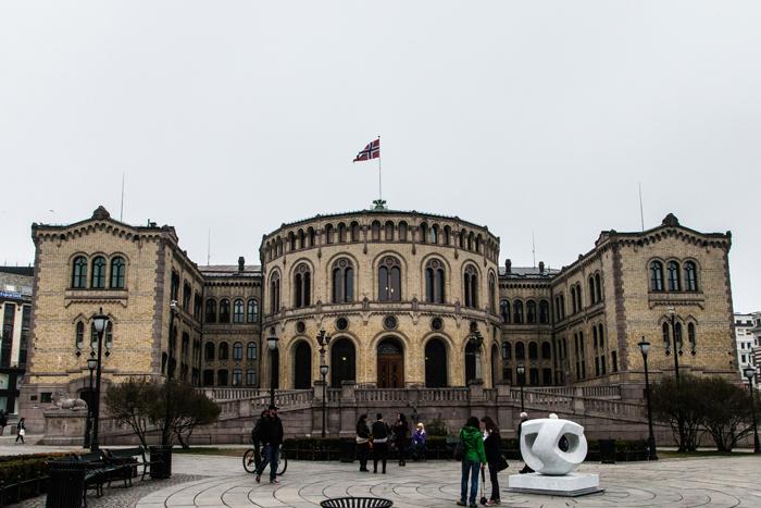 Noorwegen: Parlement in Oslo