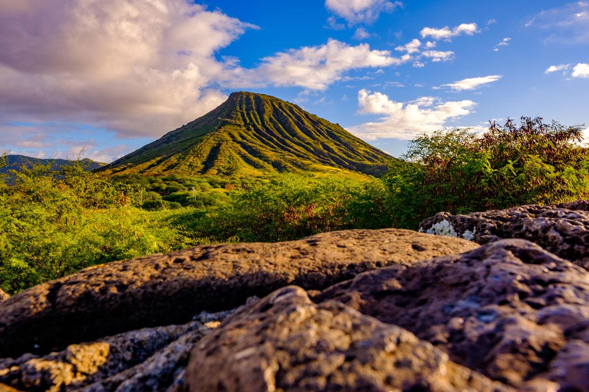 Diamond Head op Oahu