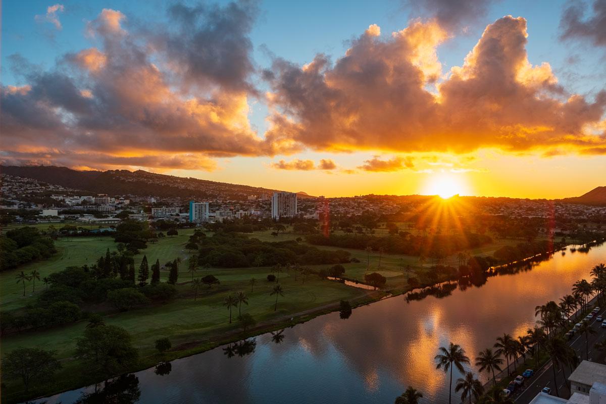 Waikiki, Honolulu op Oahu (Hawaï)