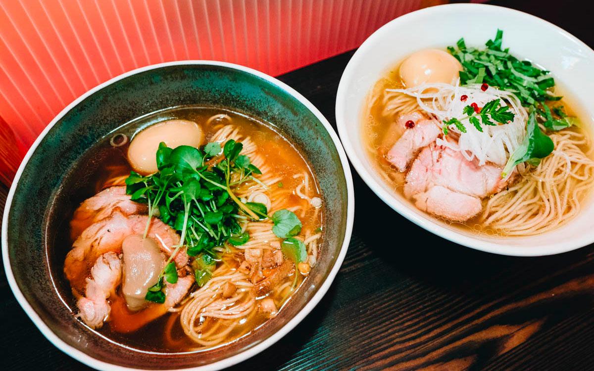 Shoyu et Shio Ramen au Slurp Ramen Joint. Notre moment fort du voyage.
