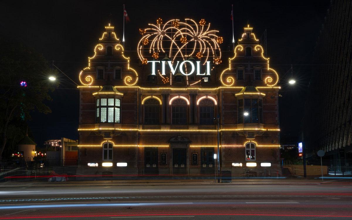 Entrée du parc d'attractions Tivoli Copenhague