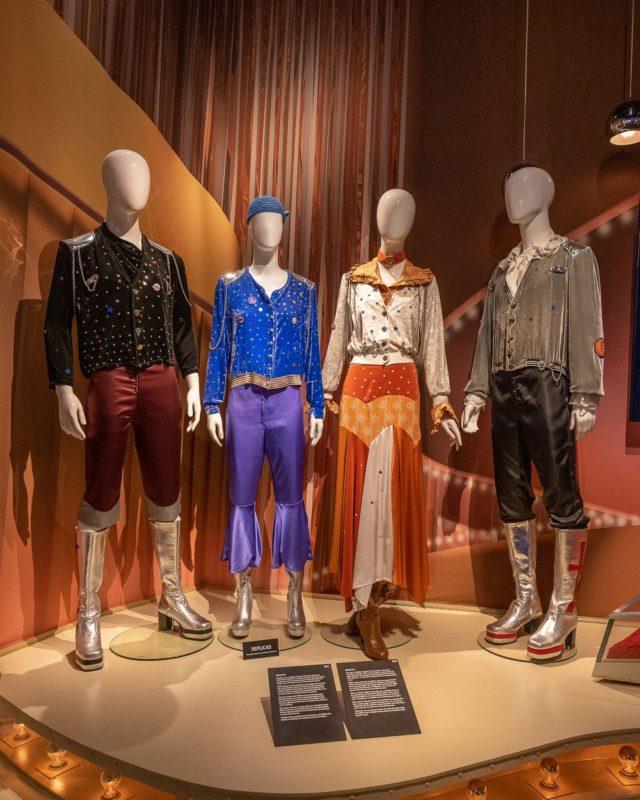 Former Costumes in the ABBA Museum Stockholm