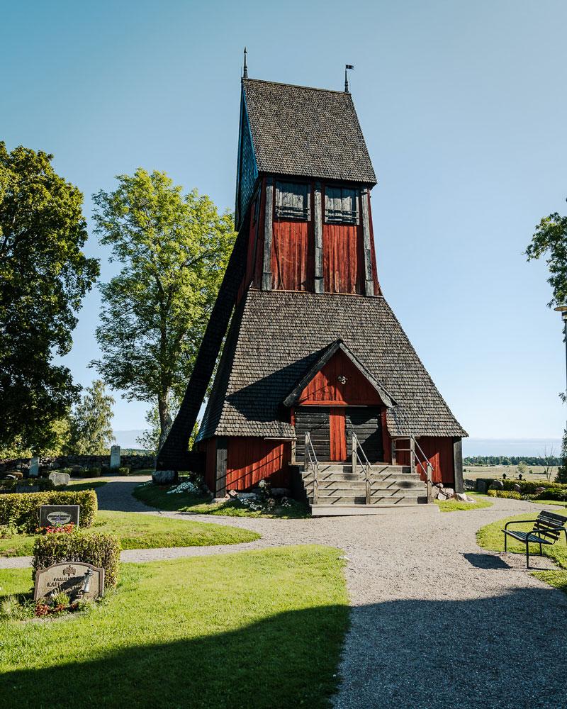 Church near the Viking Graves in Gamla Uppsala