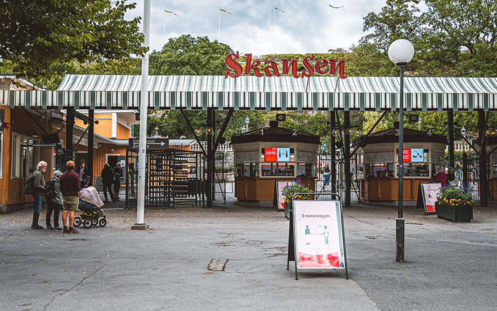 Entrance to Skansen Open-Air Museum