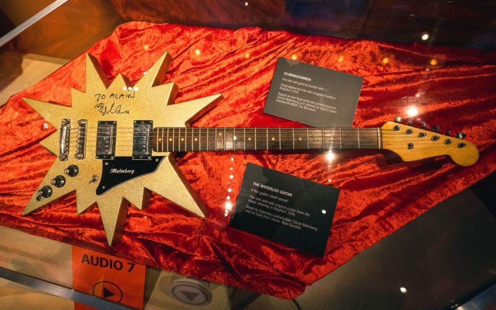 Guitar in ABBA Museum Stockholm