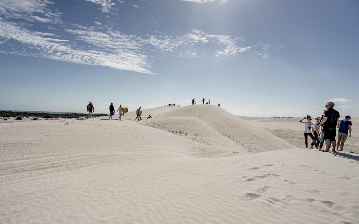Sand dunes in Lancelin on the West Coast of Australia