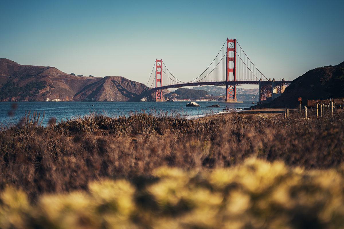 Point de vue Golden Gate Bridge : Baker Beach