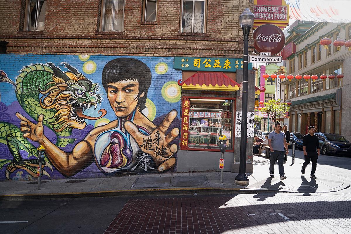 Bruce Lee Mural San Francisco
