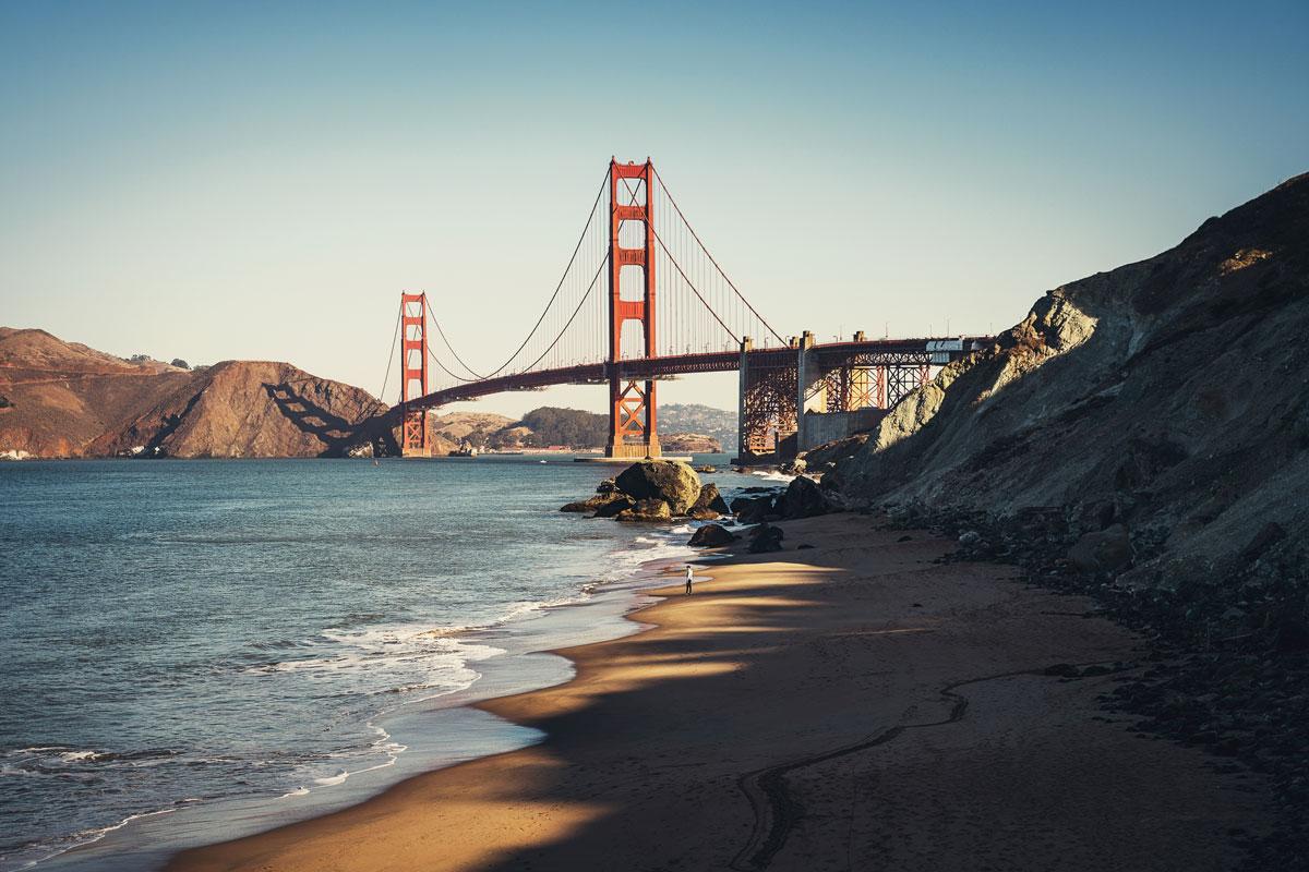 Point de vue Golden Gate Bridge : Marshall's Beach