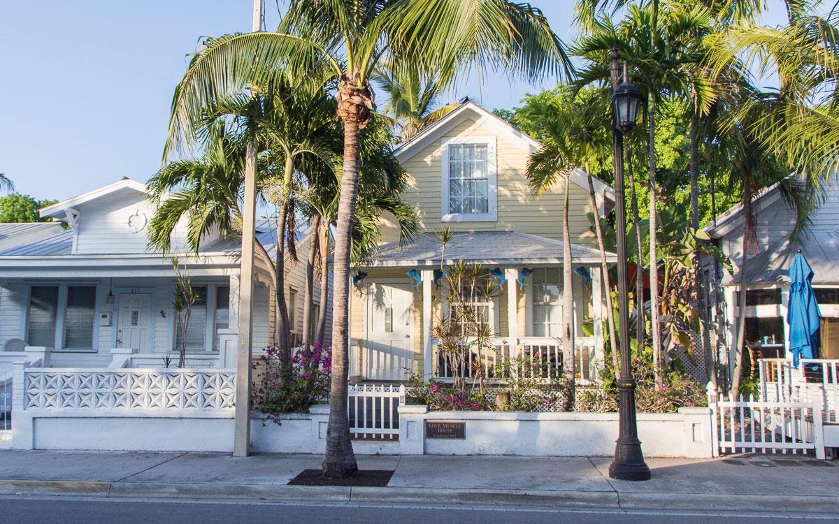 Key West attractions historic district wooden houses