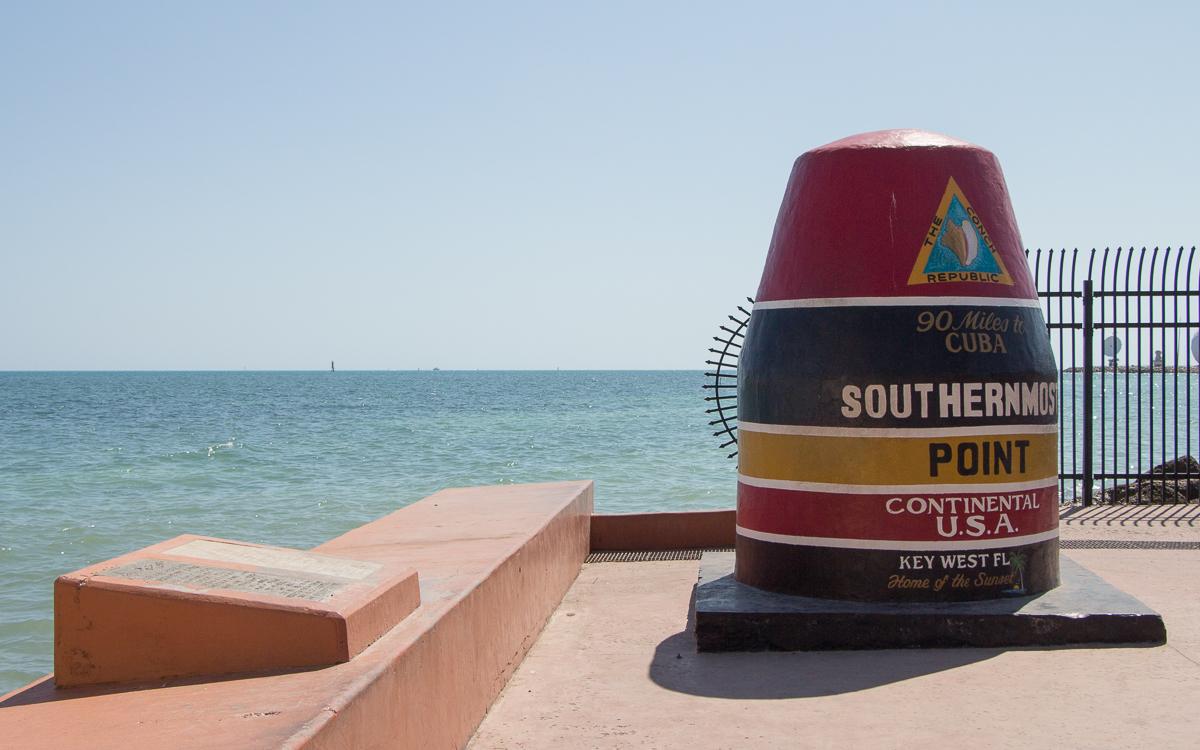 Key West attractions Southernmost Point