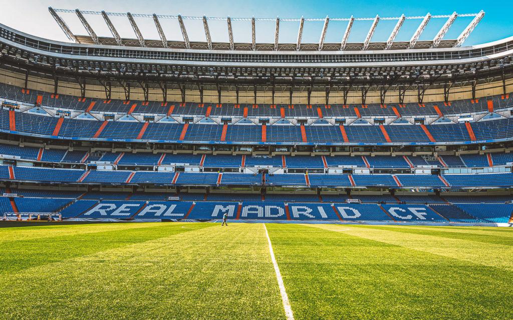 Santiago Bernabéu Stadium, home of Real Madrid.