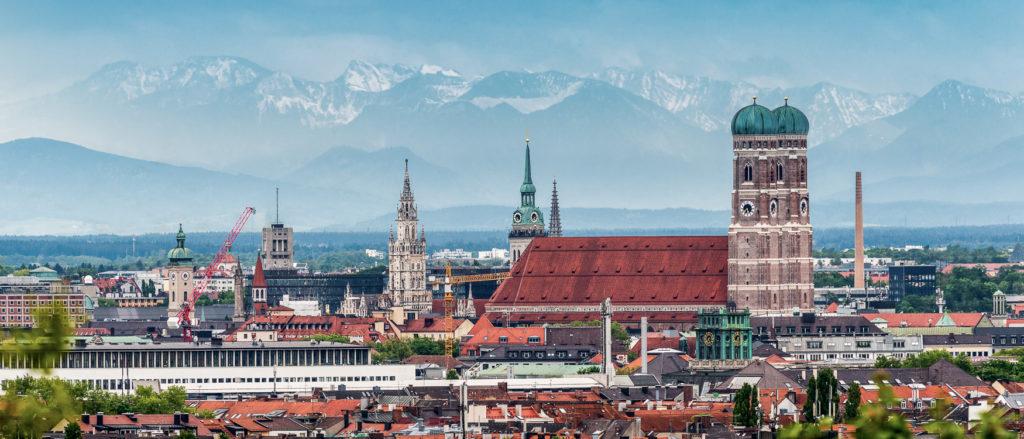 München bezienswaardigheden Alpen-panorama