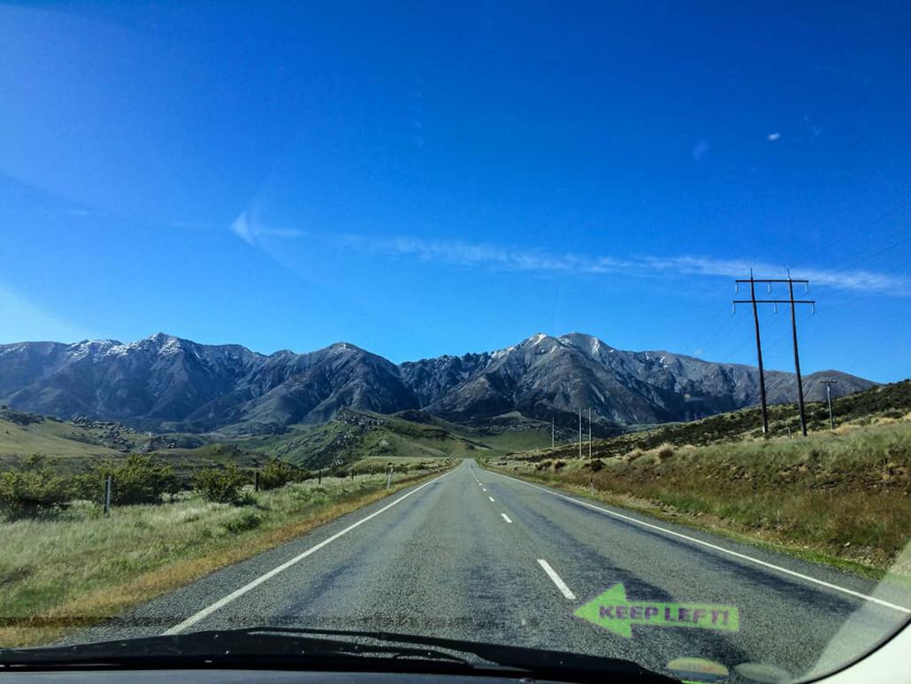 Left driving in New Zealand