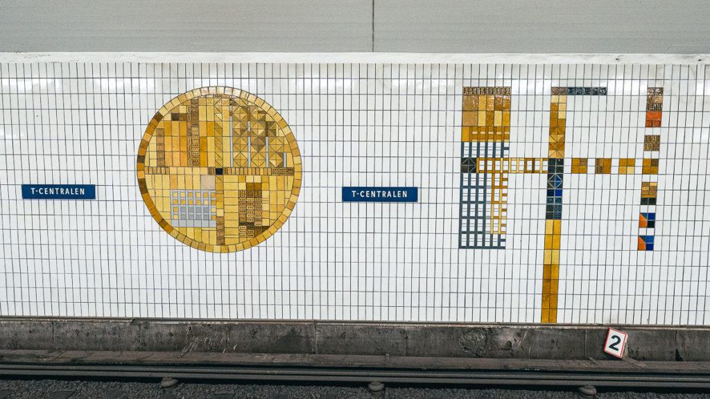 T-Centralen Stockholm ligne rouge