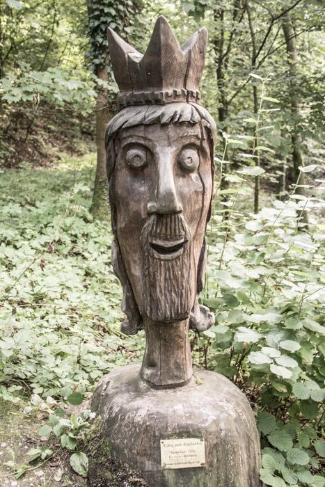 Chemin des sculptures dans la vallée Köpfertal à Heilbronn