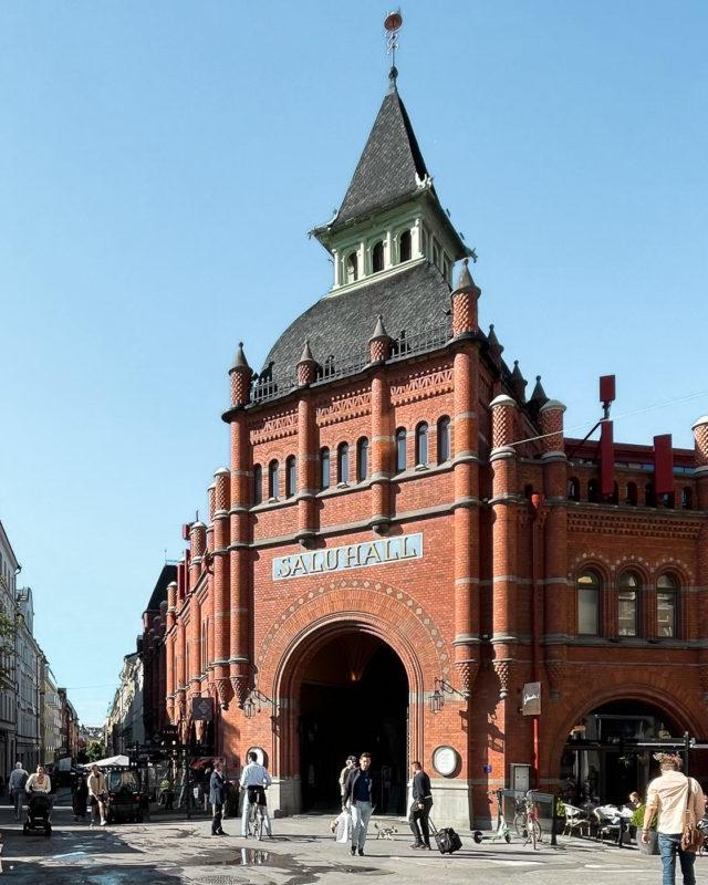 Market hall in Östermalm, Stockholm