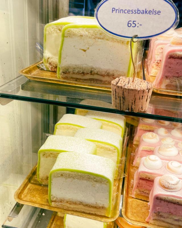Princess cake in Stockholm during Food Tour